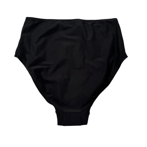 BEYOND CONTROL Tummy Control Classic High Waisted Bikini Bottom Black Size 8 NWT - Picture 4 of 9